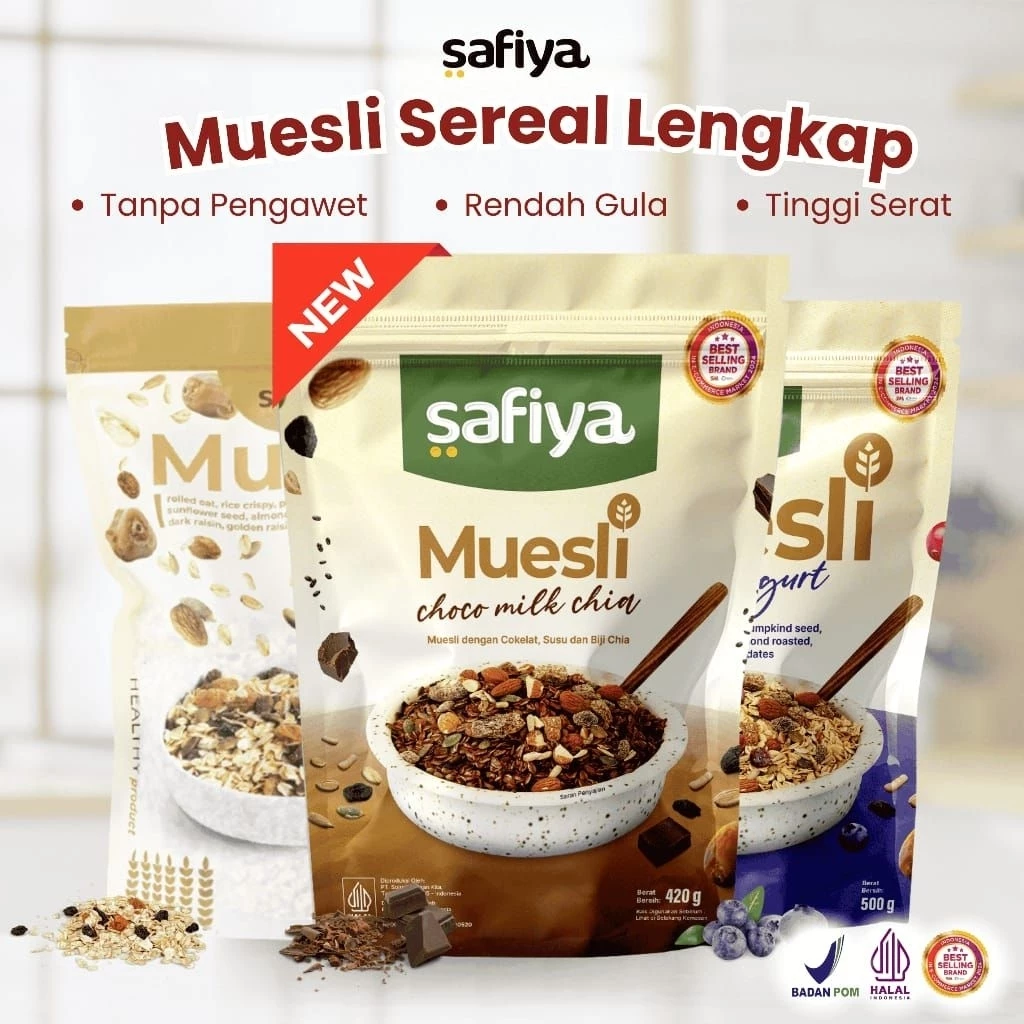 Safiya Muesli Berry Yogurt